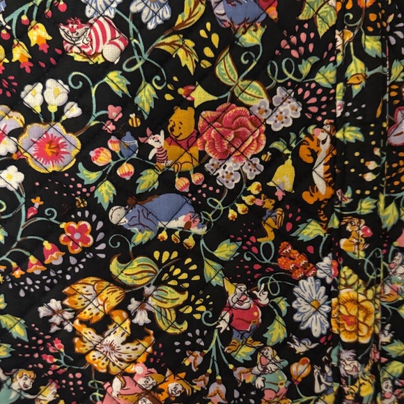 Vera Bradley Black Floral Tote - Picture 7 of 11